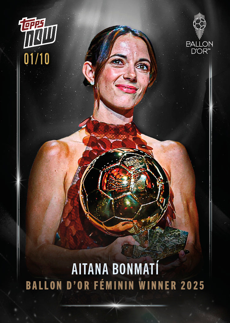 Aitana Bonmatí - 2025 Ballon d'Or Topps NOW - Card 2 - LOOK FOR RELICS & AUTO - PR: 2839 - Image 9
