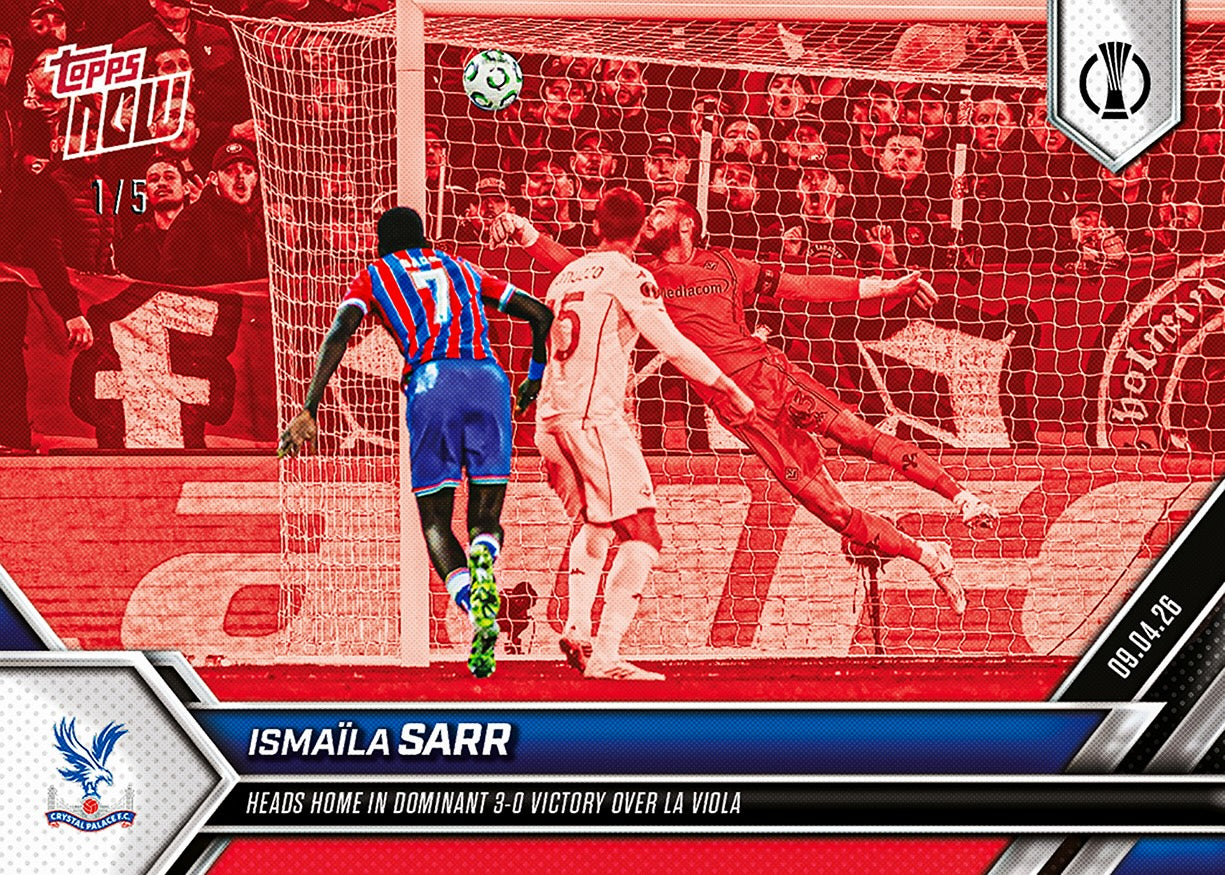 Ismaïla Sarr - 2025-26 UECL Topps NOW - Card 7 - PR: 146 - Image 3