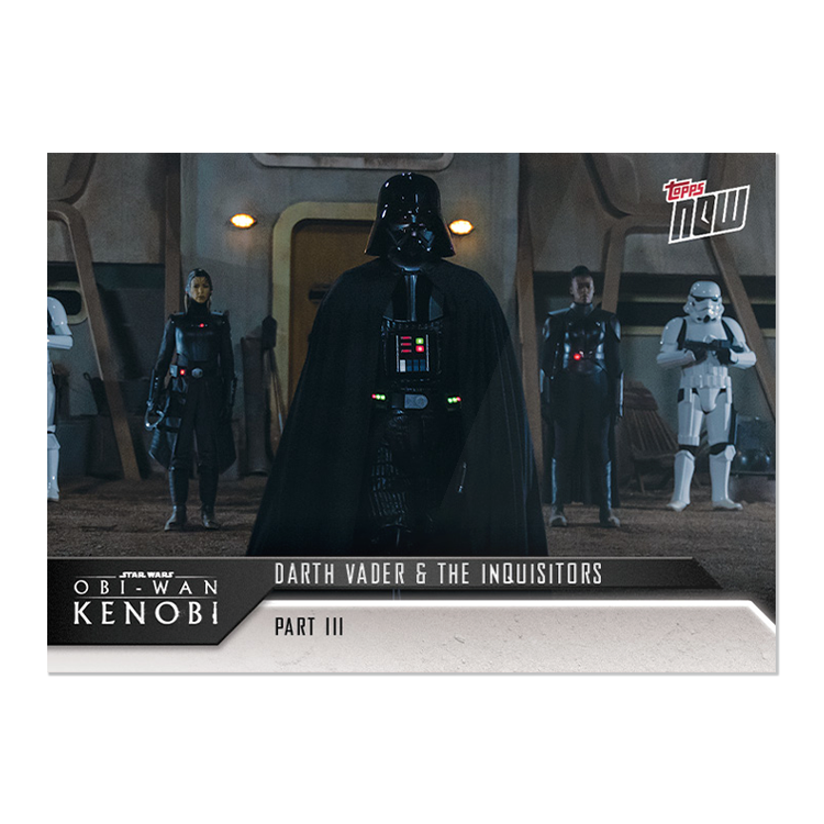 2022 Topps Now Star Wars: Obi-Wan Kenobi 5-Card Pack (Part III) - PR: 1330 - Image 5