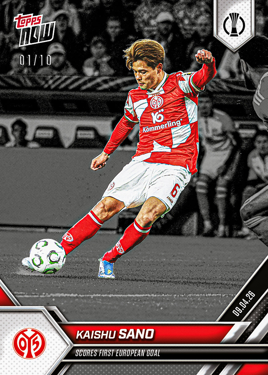 Kaishu Sano - 2025-26 UECL Topps NOW - Card 8 - PR: 348 - Image 4