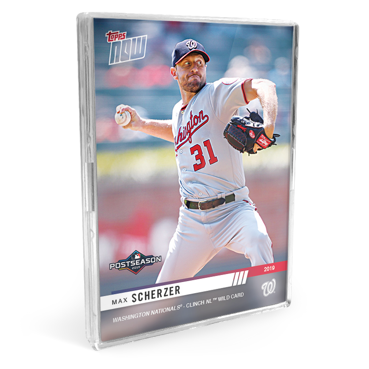 2019 Washington Nationals TOPPS NOW Postseason 15-Card Team Set - Autograph Edition