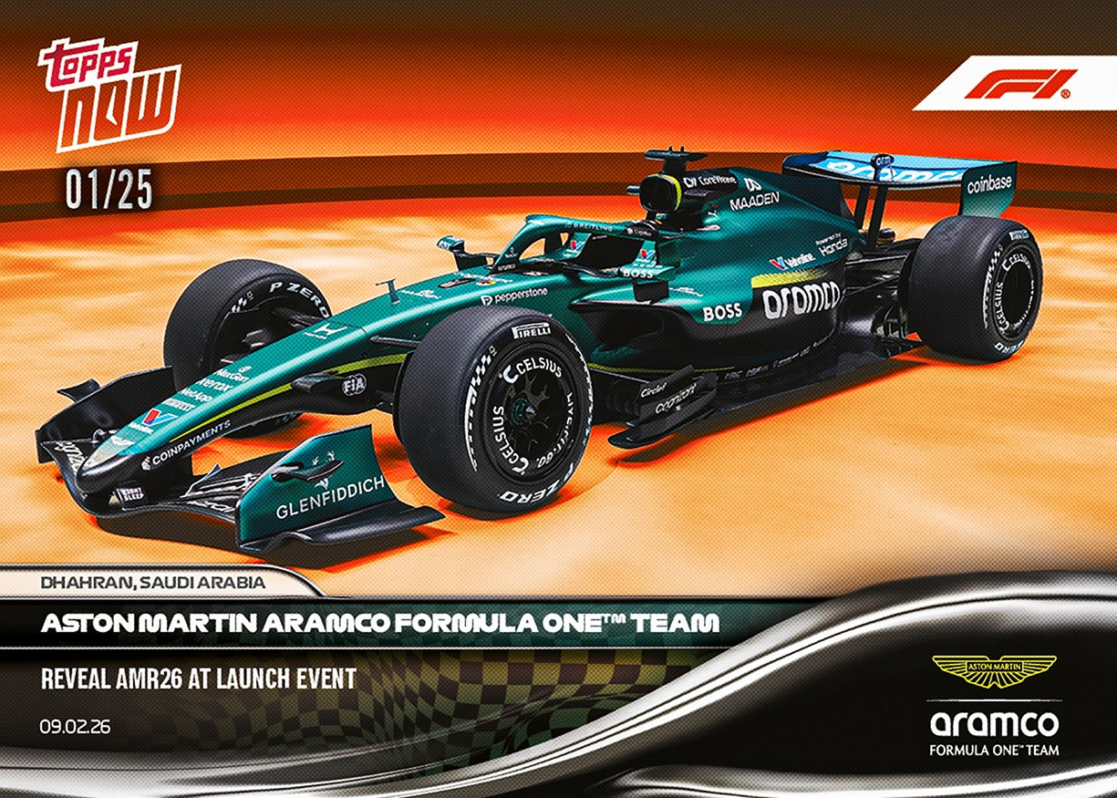 Aston Martin Aramco Formula One™ Team - 2026 Formula 1 Topps NOW - Card 10 - PR: 1482 - Image 6