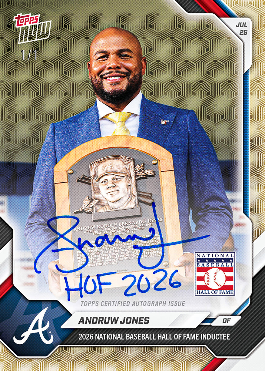 Andruw Jones - 2026 MLB Topps NOW - Card 488 - PR: 2315 - Image 2