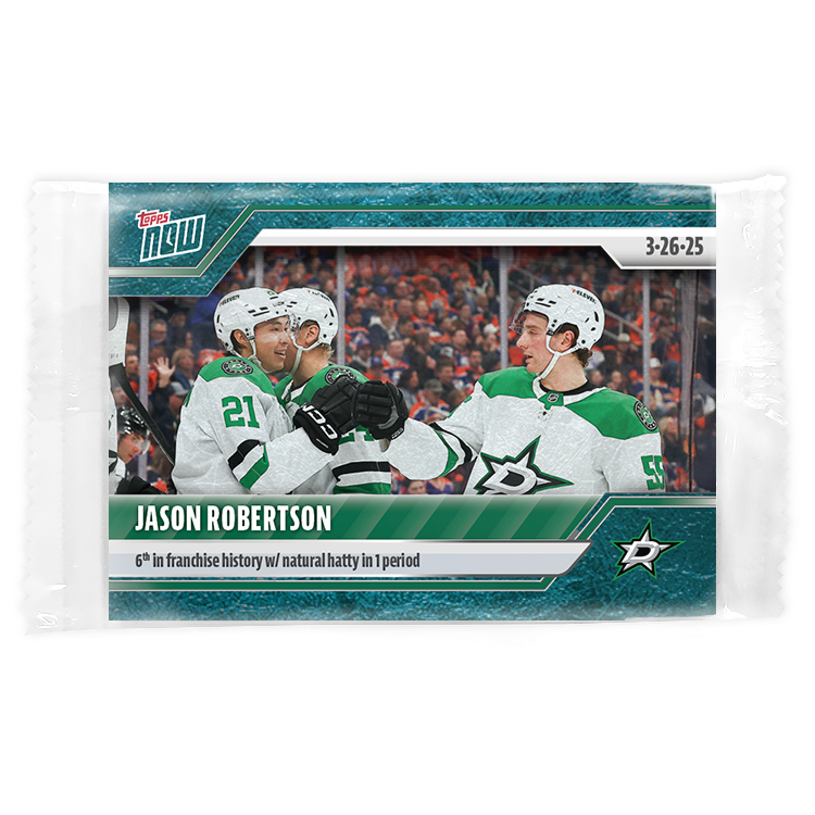 Jason Robertson - 2024-25 NHL Topps NOW - Sticker # 143 Pack - PR: 150 - Image 3