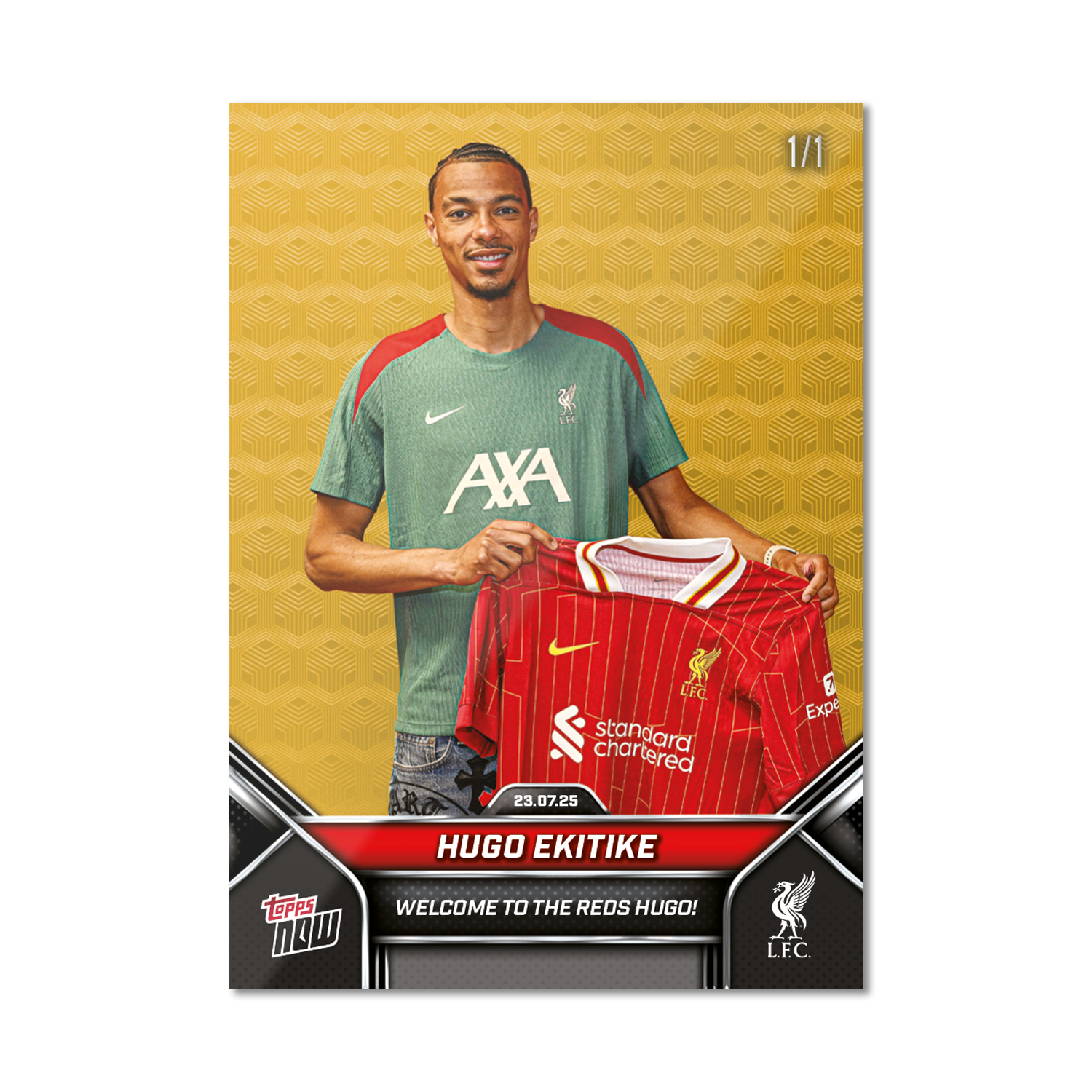Hugo Ekitike - 2024-25 Liverpool Topps NOW - Card 2 - PR: 656 - Image 2