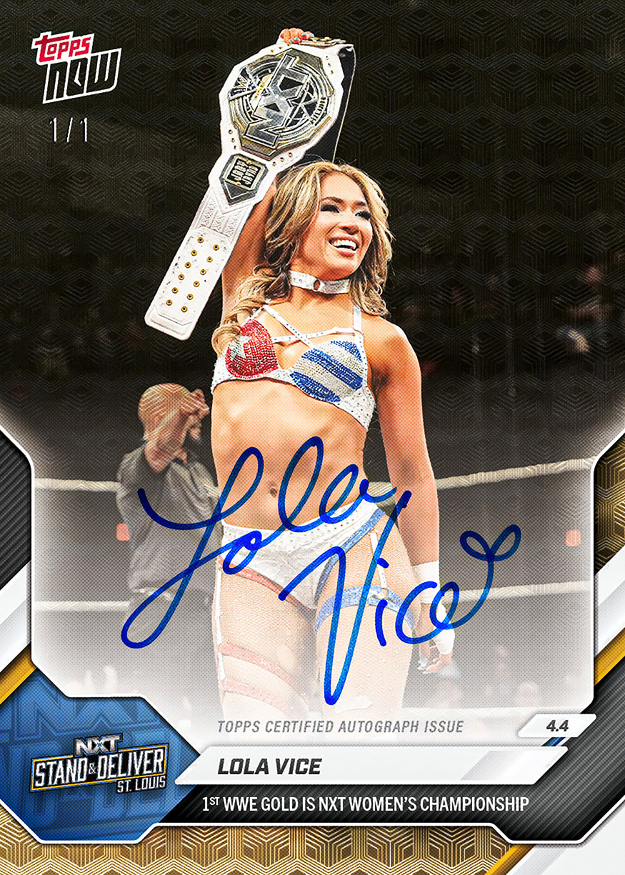 Lola Vice - 2026 WWE Topps NOW - Card 34 - PR: 1507 - Image 2