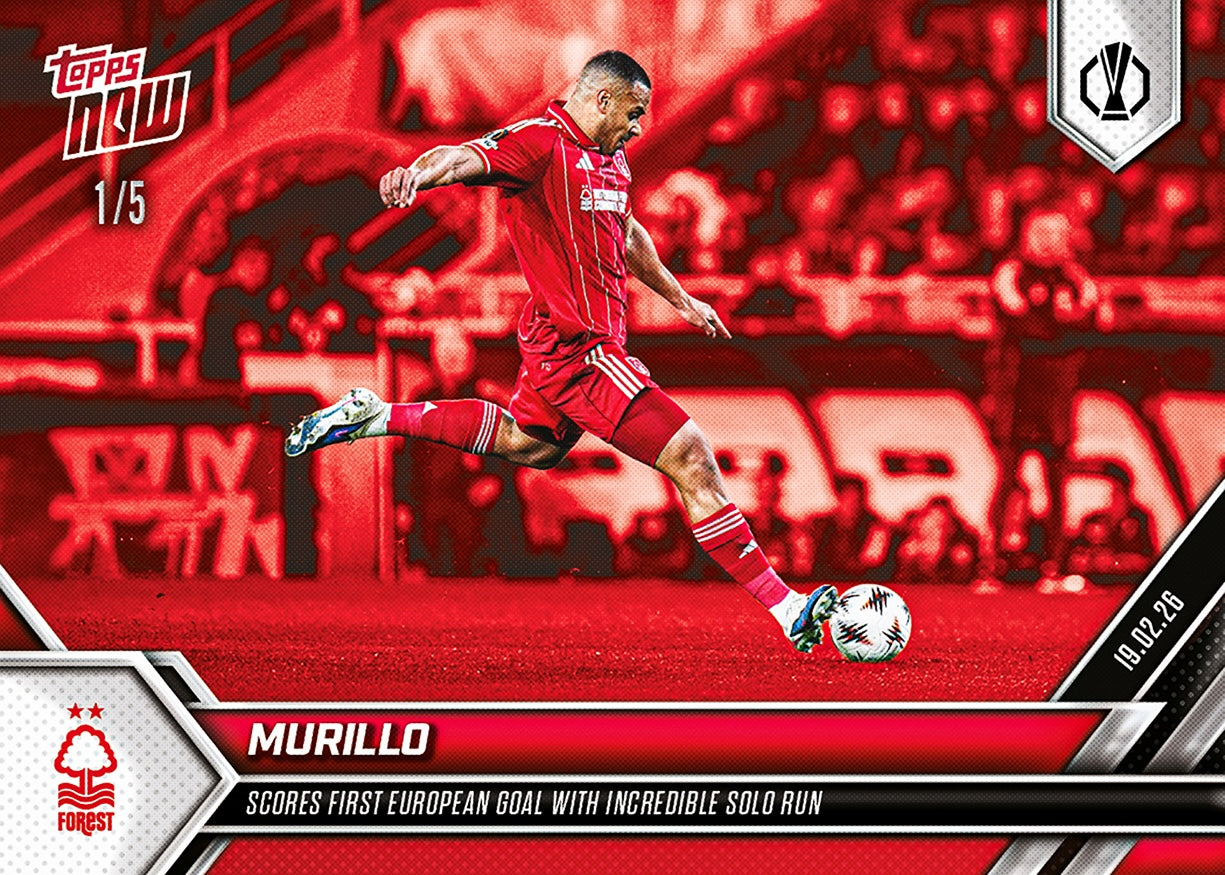 Murillo - 2025-26 UEL Topps NOW - Card 19 - PR: 153 - Image 3