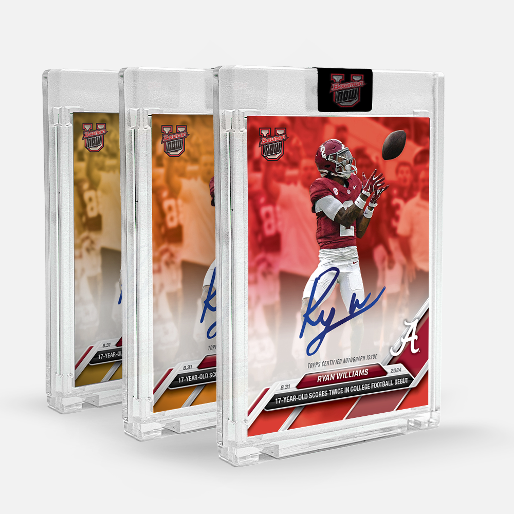 On-Card Autograph # to 49 or Lower - Ryan Williams - 2024 Bowman U Now Card 2 - Image 2