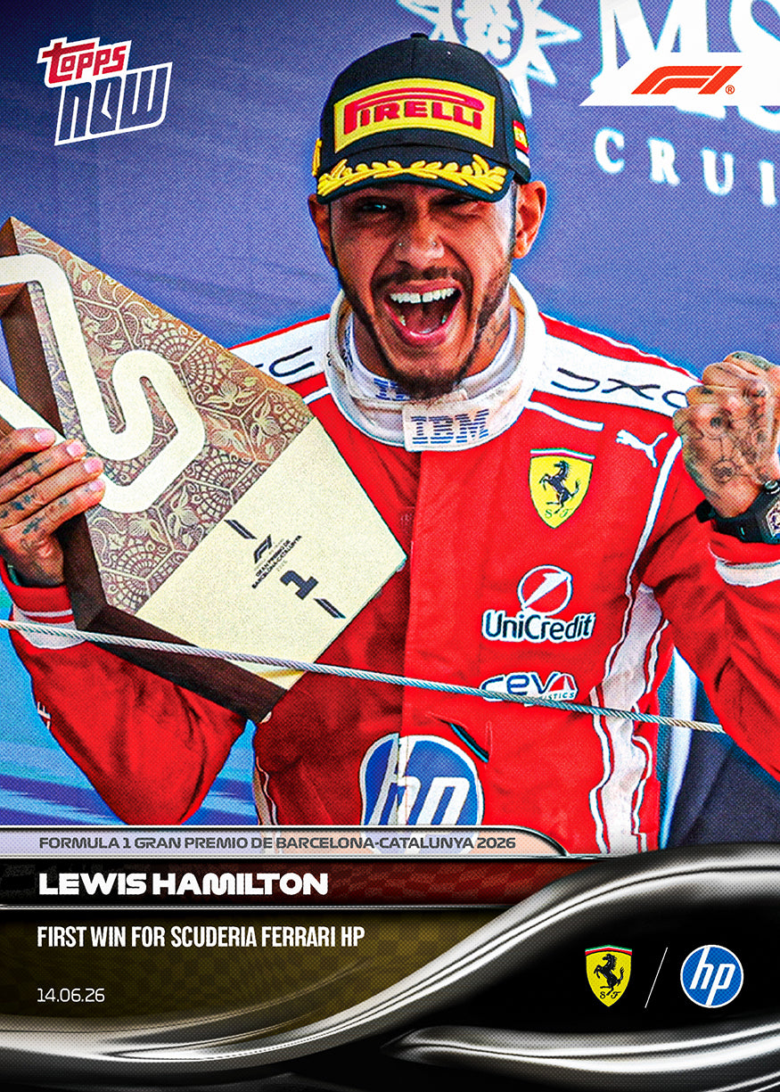 Lewis Hamilton - 2026 Formula 1 Topps NOW - Card 38 - PR: 69024