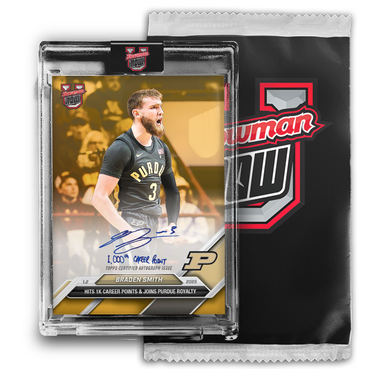 On-Card Autograph # to 49 or Lower - Braden Smith - 2024 Bowman U Now Card 39