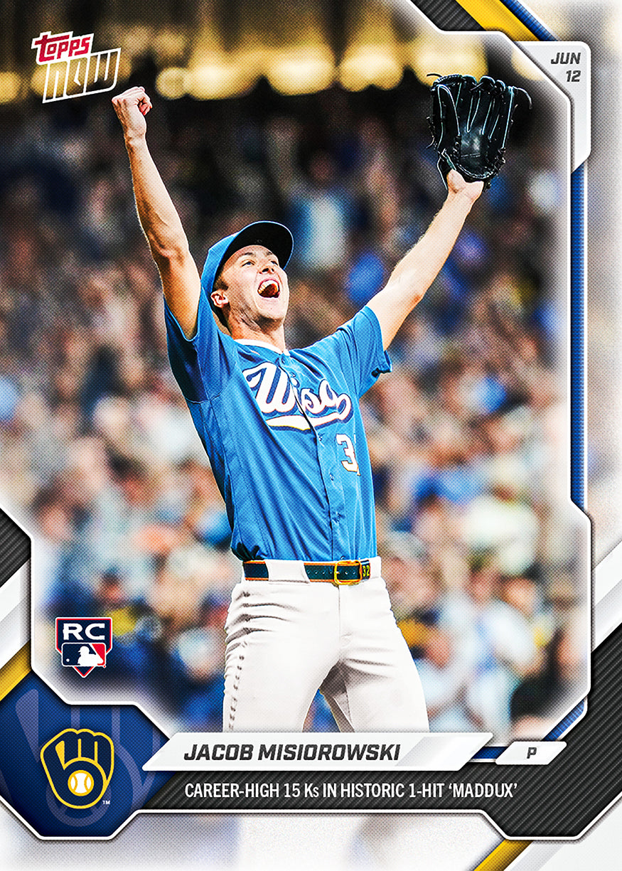 Jacob Misiorowski - 2026 MLB Topps NOW - Card 325 - PR: 22261