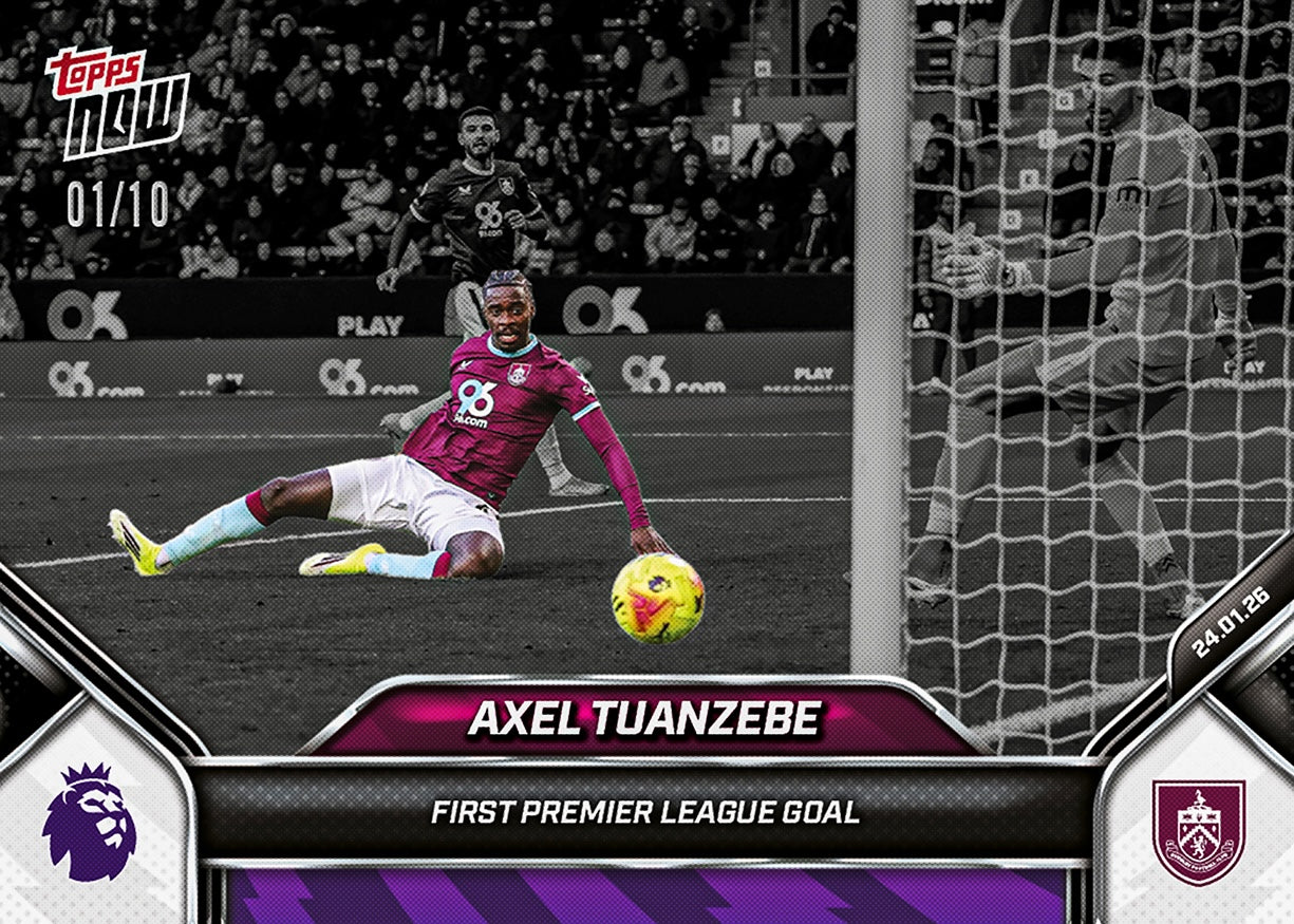 Axel Tuanzebe - 2025-26 Premier League Topps NOW - Card 116 - PR: 123 - Image 4