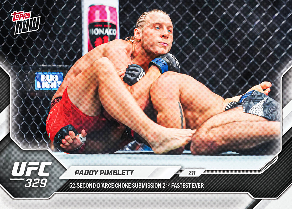 Paddy Pimblett - 2026 UFC Topps NOW - Card 26 - PR: 6425