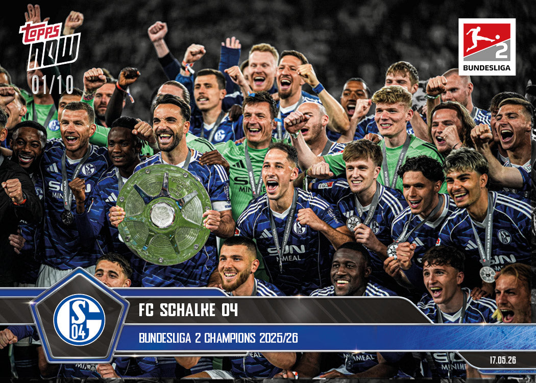 FC Schalke 04 - 2025-26 Bundesliga Topps NOW - Card 197 - PR: 1046 - Image 4