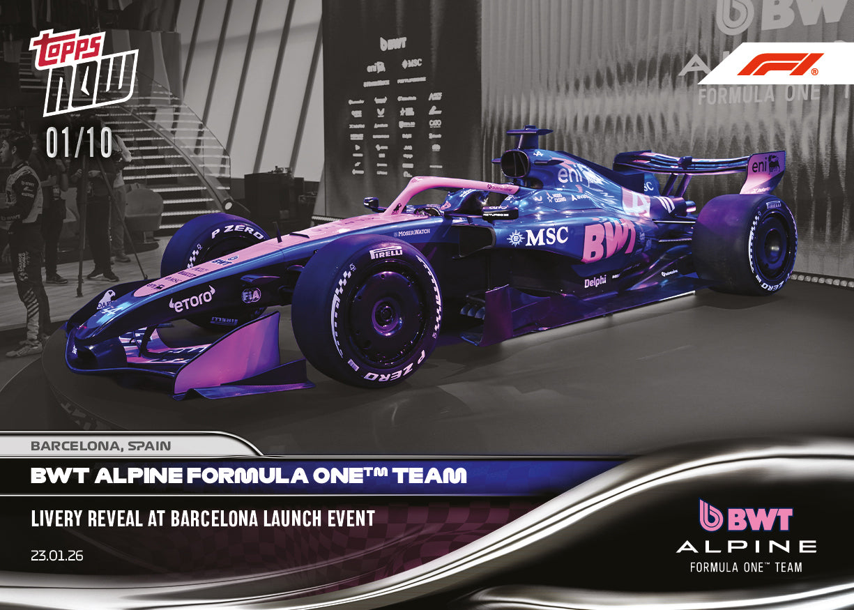 BWT Alpine F1 Team - 2026 Formula 1 Topps NOW - Card 5 - PR: 1264 - Image 5
