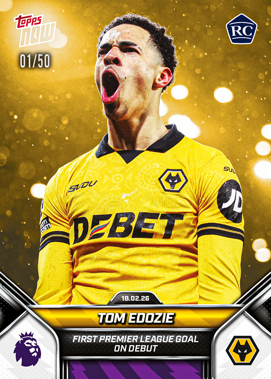 Tom Edozie - 2025-26 Premier League Topps NOW - Card 140 - PR: 946 - Image 6
