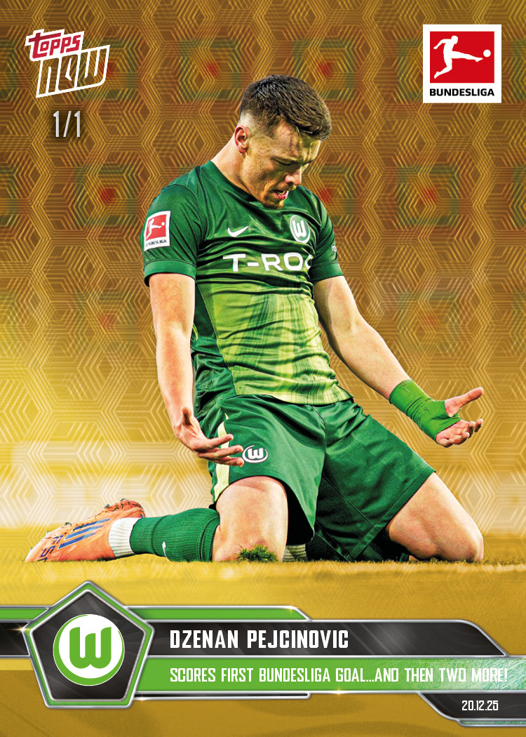 Dzenan Pejcinovic - 2025-26 Bundesliga Topps NOW - Card 86 - PR: 306 - Image 2
