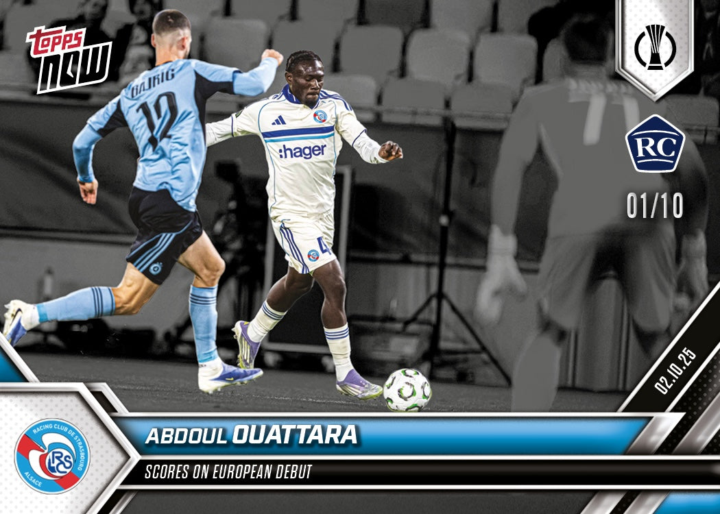Abdoul Ouattara - 2025-26 UECL Topps NOW - Card 3 - PR: 154 - Image 4