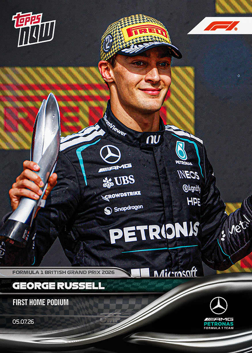 George Russell - 2026 Formula 1 Topps NOW - Card 45 - PR: 3031