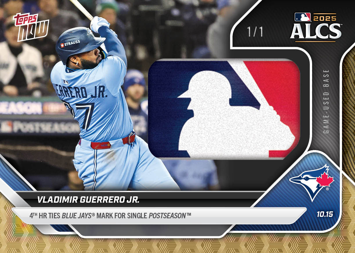 Alternative view of Vladimir Guerrero Jr. - 2025 MLB Topps NOW - Card 872 - PR: 1328