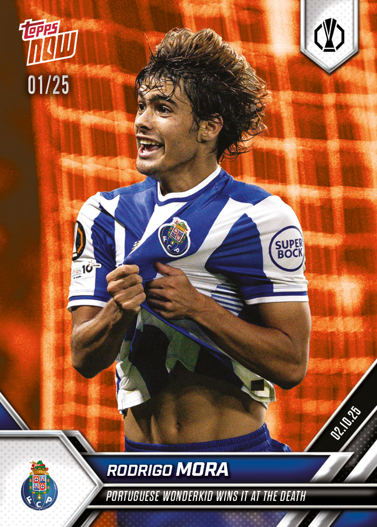 Rodrigo Mora - 2025-26 UEL Topps NOW - Card 4 - PR: 709 - Image 5