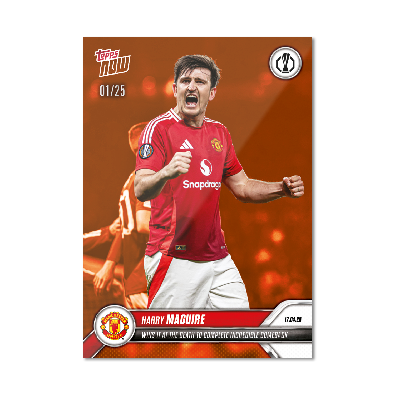 Harry Maguire - 2024-25 UEL Topps NOW Card 29 - PR: 714 - Image 6