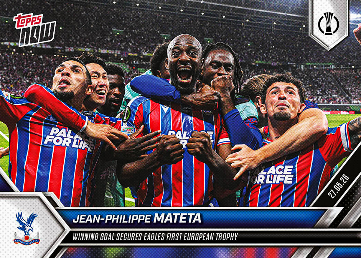 Jean-Philippe Mateta - 2025-26 UECL Topps NOW - Card 12 - PR: 554