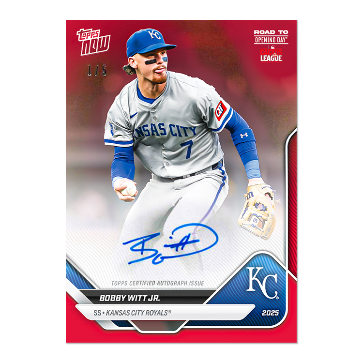 2025 MLB Topps NOW Road To Opening Day - Autograph Collectors Pack - Image 6