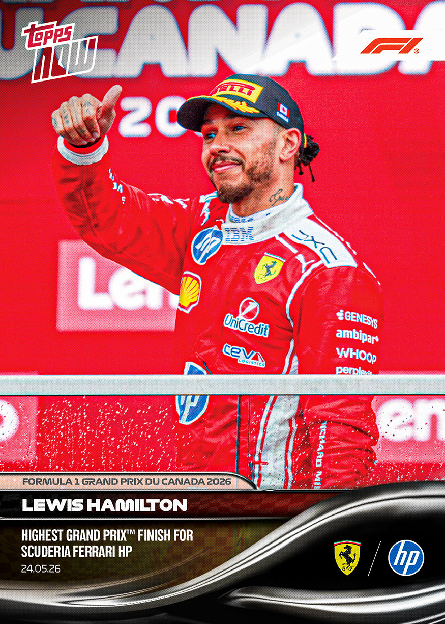 Lewis Hamilton - 2026 Formula 1 Topps NOW - Card 32 - PR: 5960