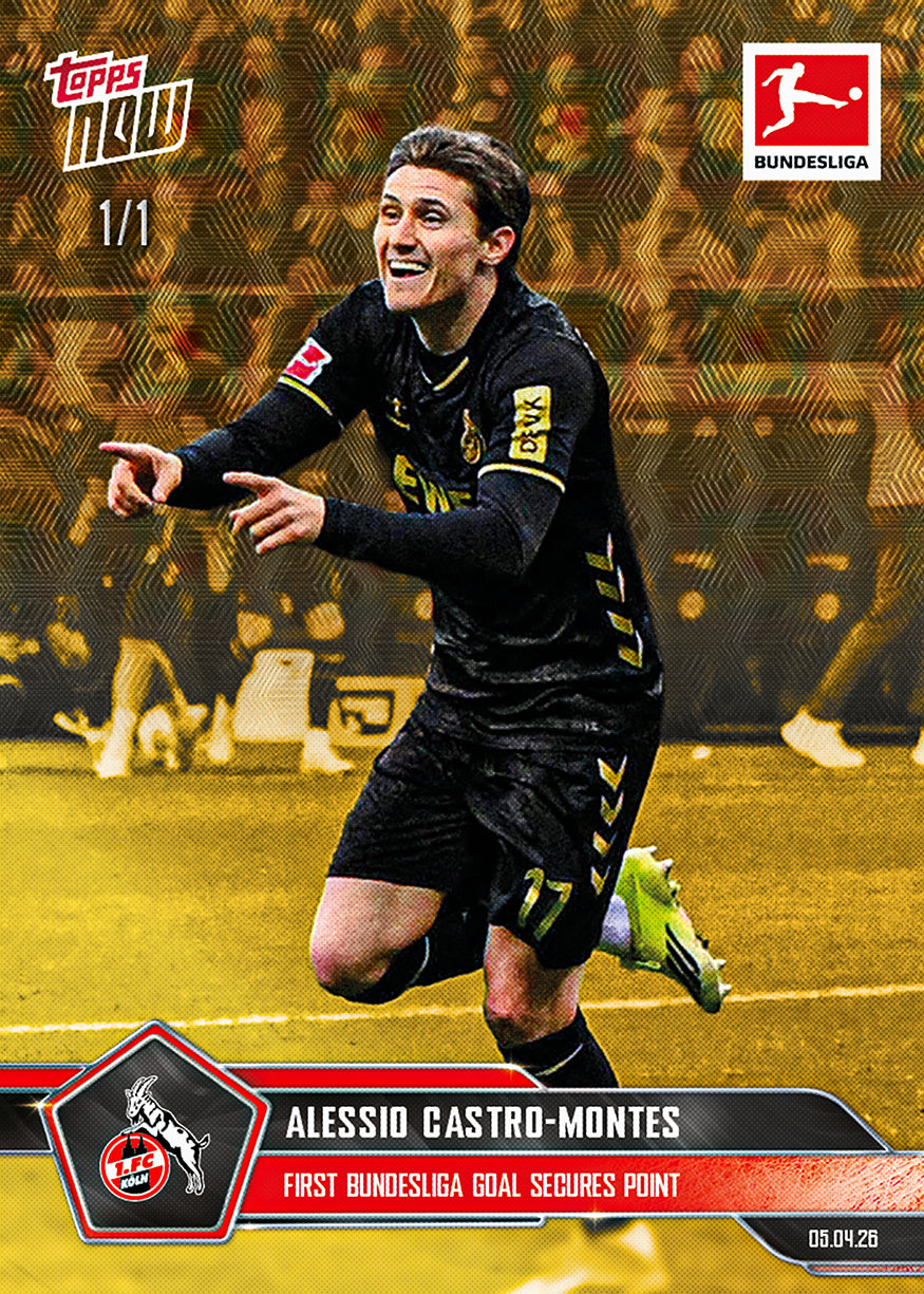 Alessio Castro-Montes - 2025-26 Bundesliga Topps NOW - Card 163 - PR: 204 - Image 2