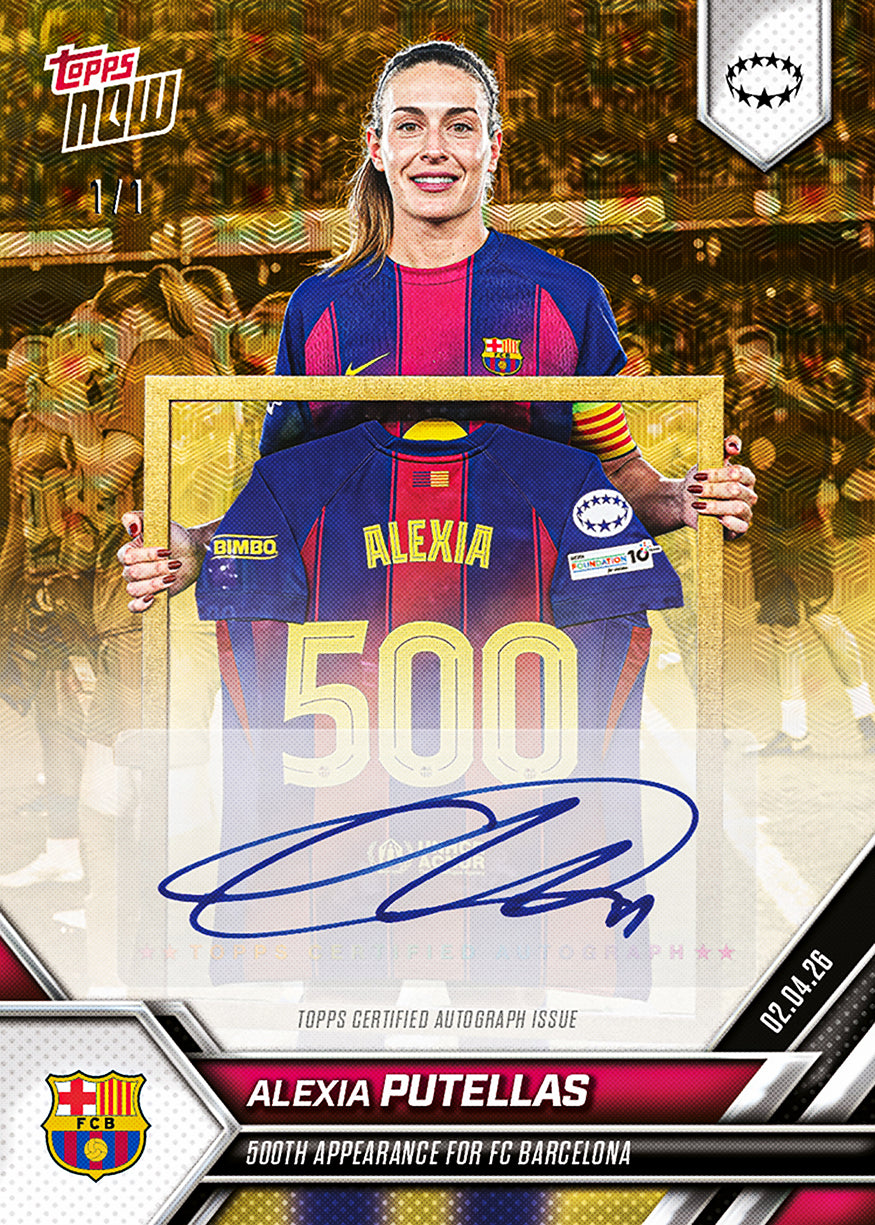 Alexia Putellas - 2025-26 UWCL Topps NOW - Card 26 - PR: 2080 - Image 2