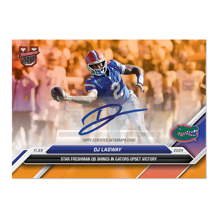 DJ Lagway - 2024 Bowman U NOW Football Card 44 - LOOK FOR AUTOS - PR: 1660 - Image 3